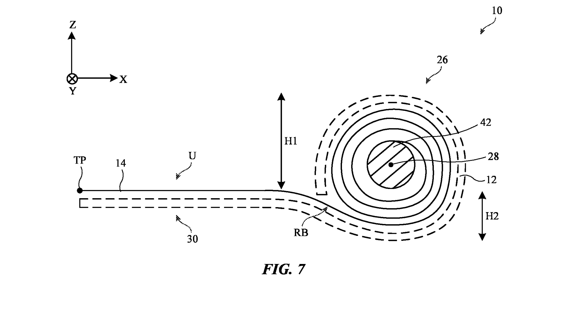 Drawing from Apple's patent for a rollable device (Image Credit–Apple) - Beyond the Fold and Flip galaxy: exploring innovative foldable phone concepts