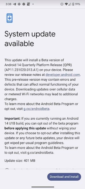 Google released Android 14 QPR2 Beta 1 on Wednesday - Some Pixel users noticed a faster installation for the QPR2 Beta 1 update